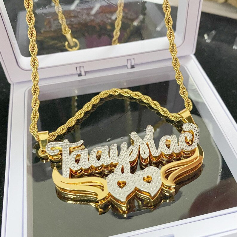 Two toned Name Chain