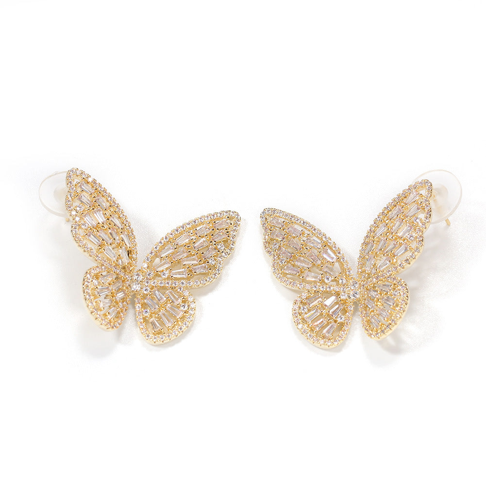 Icy Butterfly Studs